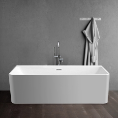 Aifol 71 Inch Modern Acrylic Soaking Deep Square Cheap Bathtub