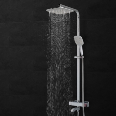 Aifol 3 Function Brass High Pressure Showerhead Fixed and Handheld System Shower Head Set