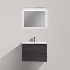 Aifol 30 Inch Elegant Melamine Hotel Wash Basin Bathroom Furniture Set