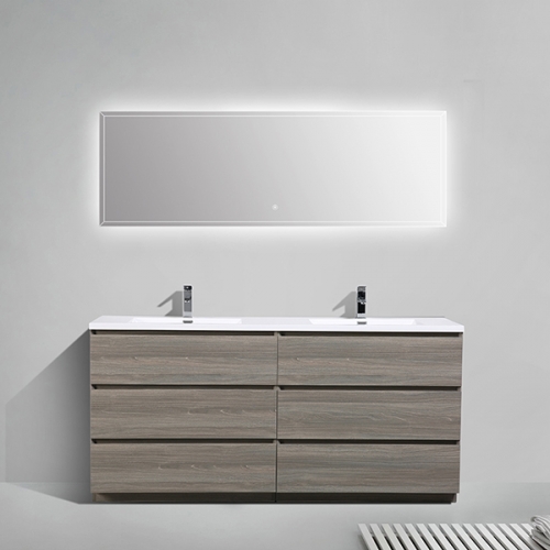 Aifol 72-inch Modern lacquer Wall Vanity American Style Bathroom Furniture