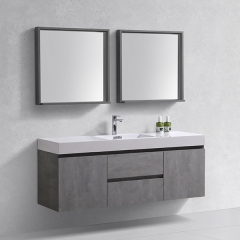 Aifol  Classic Wall Hung Bathroom Single Sink 60