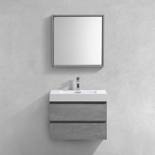 Aifol 30’’ Suki  Bathroom Cabinets 2 Drawers, Single Sink Bathroom Vanity Wall Mount, Grey