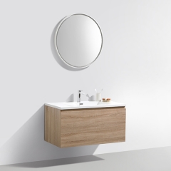 Aifol Modern Wall Mounted Double Sink MDF 36