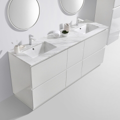 Aifol 60” Sweet  Bathroom Storage Cabinet, Modern Bathroom Vanity  Floor Standing