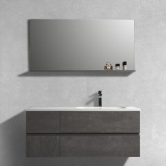 Aifol 48-Inches Contemporary Wall Hanging Melamine Basin Bathroom Cabinets