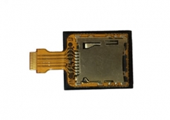 Oriiginal Pulled Micro TF Memory Card Socket Connetor with Flex Cable for NEW 3DS XL