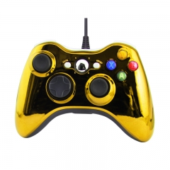 Xbox 360 Wired Controller/Electroplated Gold