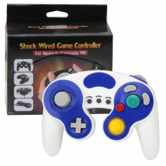 Wired Game Controller For NGC/White+Blue