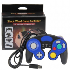 Wired Game Controller For NGC/Black+Blue