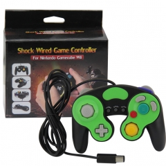 Wired Game Controller For NGC/Black+Green