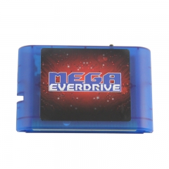 SEGA Megadrive Genesis game flash cartridg/blue