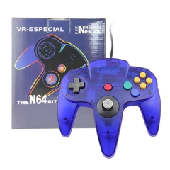 N64 Wired Joypad/Transparent Blue