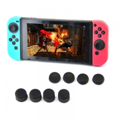 Switch Joy-Con Silicone Non-Slip Cap 8pcs/Black