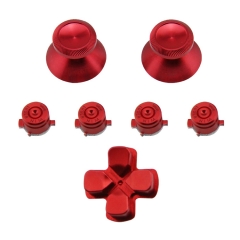 Aluminium 7 in 1 kit for ps4 controller/Red