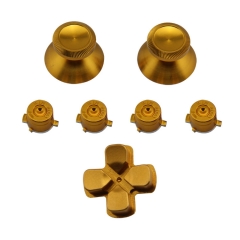 Aluminium 7 in 1 kit for ps4 controller/gold