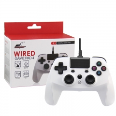 PS4/PC Wired Controller with Sensor Function/White