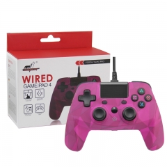 PS4/PC Wired Controller with Sensor Function/camouflage pink
