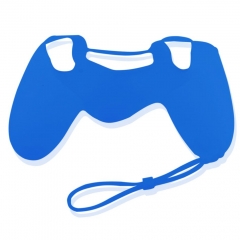 PS4 Colorful Silicon case with hand rope/Blue