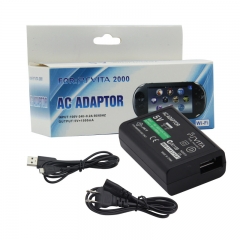 PS Vita 2000 AC Adapter With USB Cable/US Plug