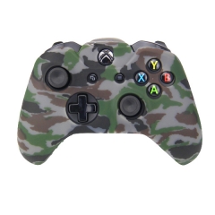 XBOX One Controller New camouflage Silicone Case/camouflage gray+green