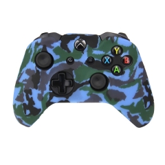 XBOX One Controller New camouflage Silicone Case/camouflage blue