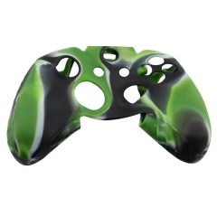 Silicone Case for XBOX One Controller/black+green