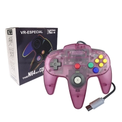 N64 Wired Joypad/Transparent Purple