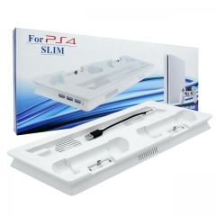 Multifunctional Cooling Stand For PS4 SLIM/White