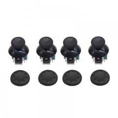 Xbox One Controller Original 3D Analog Joystick 4PCS +Black Thumbstick 4PCS+Black Thumb Grip 4PCS