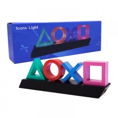 Voice Control Game Icon Light for PS4 Mood Flash Lamp