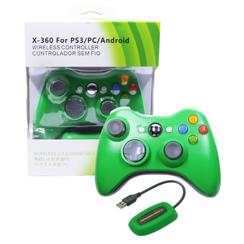 XBOX 360/PC 2.4G Wireless Controller/Green