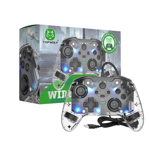 Wired Controller For Xbox One/Slim/Series/X/PC/Crystal