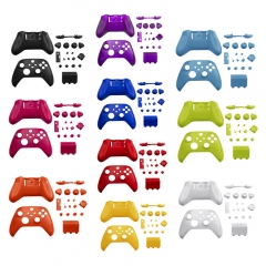 Xbox Series S & Xbox Series X Controller Full Set Housing Front Back Shell Case Plate Cover w/Buttons Gamepad Replacement set 19 in 1 (Solid Color)