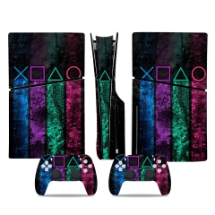 PS5 Slim Sticker Decal Cover for PlayStation 5 Slim Console and  PS5 Slim Controllers Skin Sticker