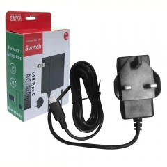 Nintendo Switch/Lite/Oled 15V/2.6A Type-C AC Adapter/UK Plug