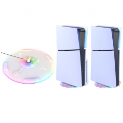 PS5 SLIM Console Disc-shaped Vertical Stand with RGB Light
