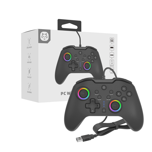 PC/Switch/PS4/PS3/Android RGB Wired Controller PC/Switch/PS4/PS3/Android RGB Wired Controller