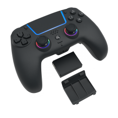 RGB LED Wireless Removable Battery Controller For PS4/PC