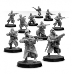 DEATH KORPS OF KRIEG INFANTRY SQUAD FIRING