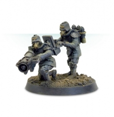 DEATH KORPS OF KRIEG ENGINEERS WITH MOLE LAUNCHER