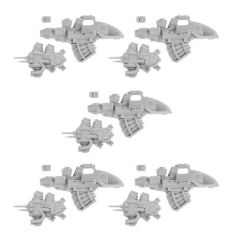 PROTEUS-II PATTERN MISSILE LAUNCHERS SET