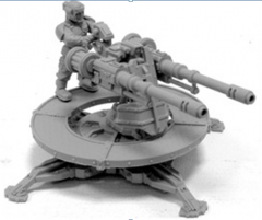 ASTRA MILITARUM SABRE DEFENCE PLATFORM WITH AUTOCANNON