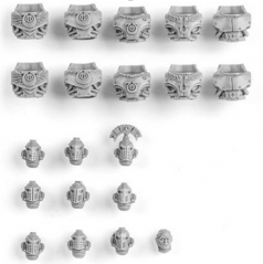 ULTRAMARINES MK IV PRAETORIAN HEADS &amp; TORSOS