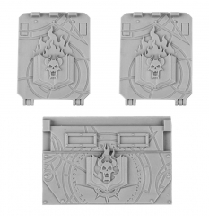 Word Bearers Rhino Doors and Front Plate