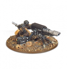 Armageddon Steel Legion Lascannon Heavy Weapons Team