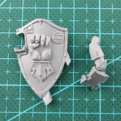 BITS:IMPERIAL FISTS LEGION PHALANX WARDER SQUAD Boarding Shields With Arms