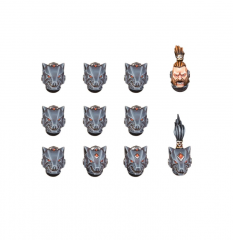 Space Wolves MKVI Heads