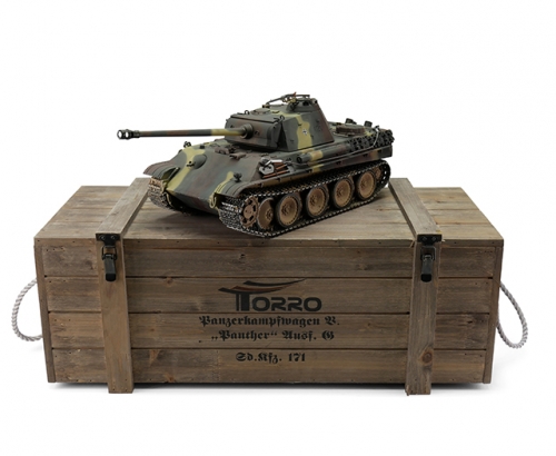 1:16 Torro German Panther Ausf G RC Tank 2.4GHz Airsoft Metal Edition PRO