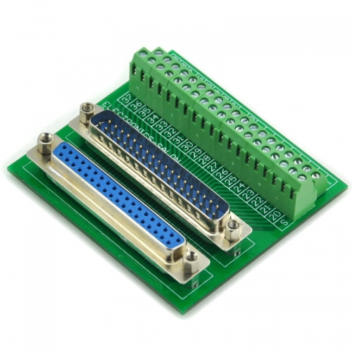 ELECTRONICS-SALON D-SUB DB37 Male/Female Header Breakout Board, DSUB.