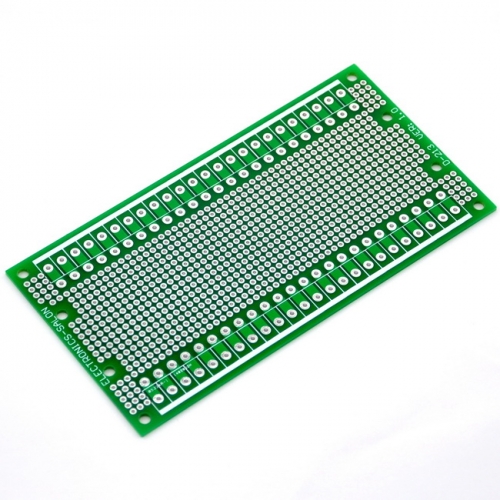 ELECTRONICS-SALON 1PCS Double-Side Prototype PCB,Universal Board, 137.4x72mm.